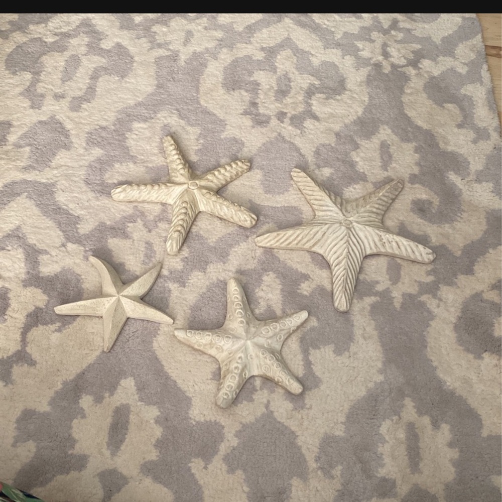 Pottery barn seashells like new with hangers on the back super light